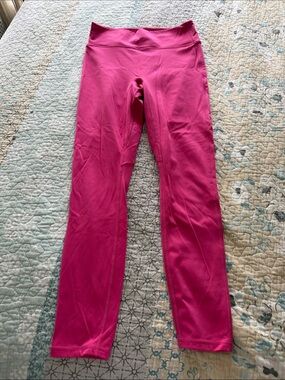 Fabletics Bright Pink Girls' Active Leggings